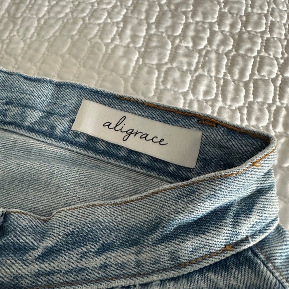 *Like New* aligrace Vintage Classic Relaxed Straight Jeans in Medium Dark - Picture 7 of 9